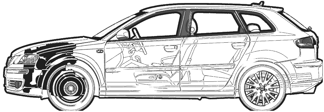 Audi Drawing