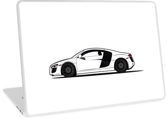 558x400 Audi Vector Design Sticker Shirt Poster Laptop Skins