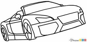 300x144 How To Draw Audi Spyder, Gta
