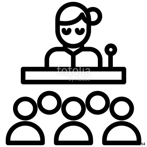 500x500 Woman Audience Stock Image And Royalty Free Vector