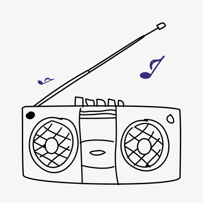 650x651 Hand Drawn Graffiti Audio Vector Image