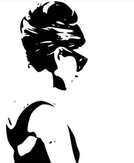 446x539 Audrey Forever Drawings In Audrey Hepburn Painting