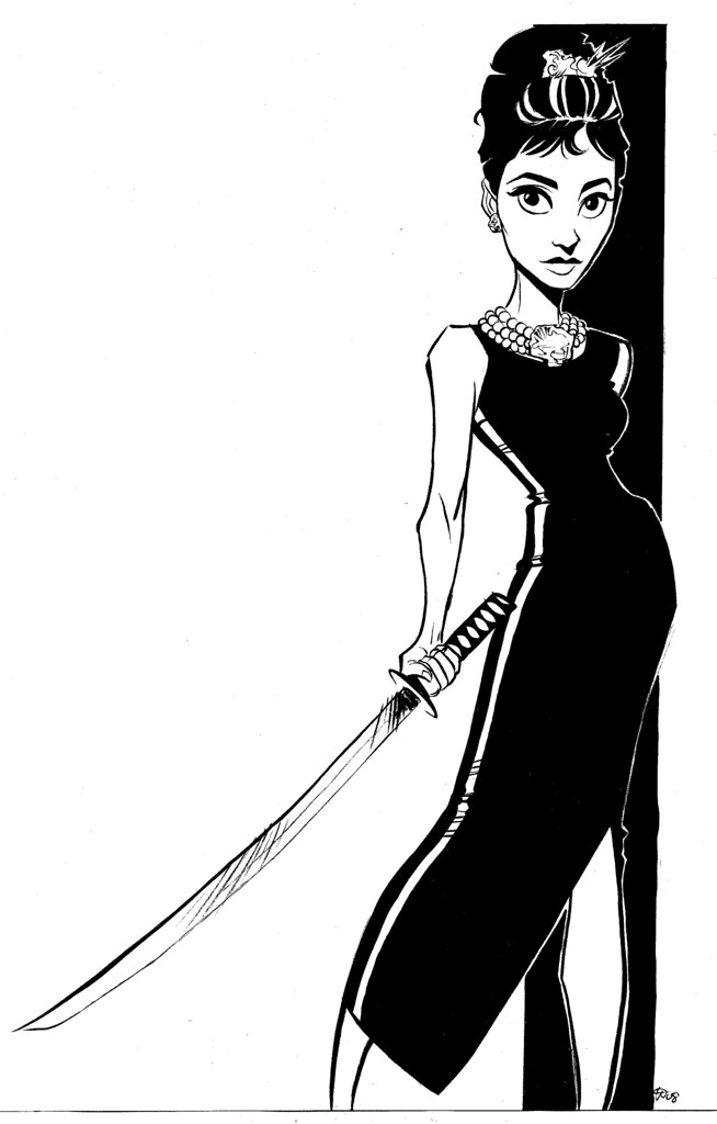 654x1024 Audrey In Kill Bill Sadly, Not Part Of My Audrey Hepburn