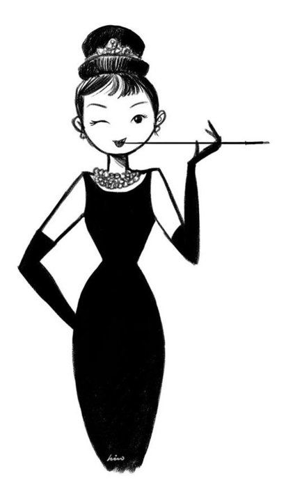 411x700 Cartoon Audrey Hepburn All Things Audrey In Art, Audrey