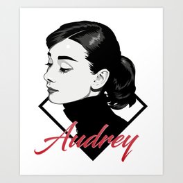 264x264 audrey hepburn art prints