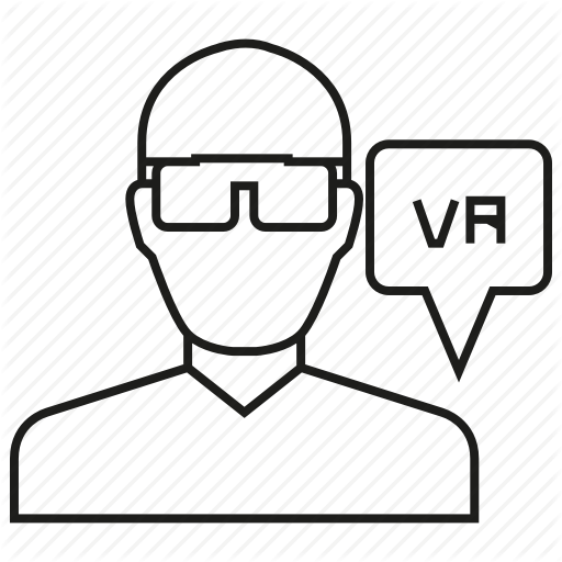 512x512 augmented reality, gadget, headset, man, virtual reality icon