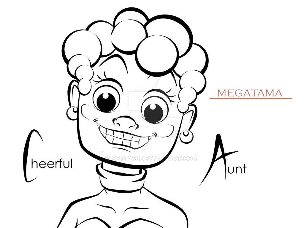 1024x768 Cheerful Aunt