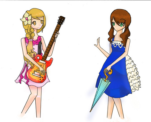 500x405 Anime Drawing Images For My Aunt's Boutique Wallpaper