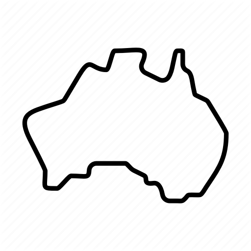 512x512 Australian, Country, Location, Map, Travel Icon