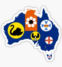 210x230 Australian Flag Drawing Stickers Redbubble
