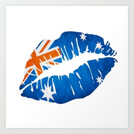 264x264 Australian Flag Art Prints