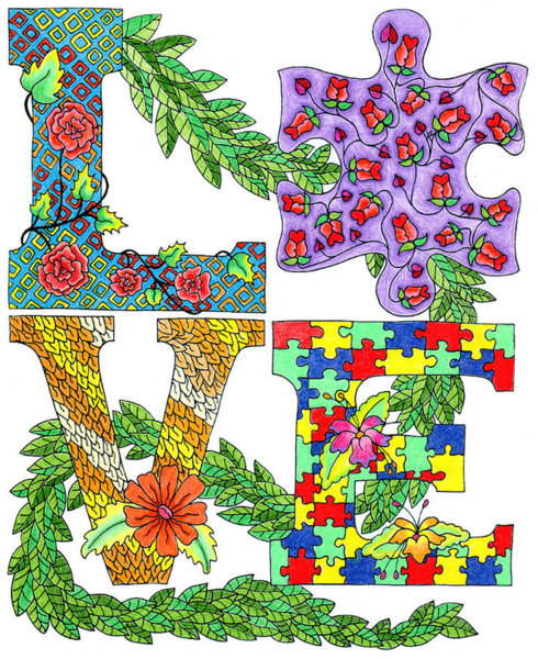 490x600 Autism Drawings Fine Art America