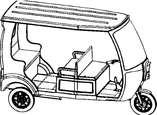 550x404 Creo Drawing Rickshaw Frames Illustrations Hd Images Photo