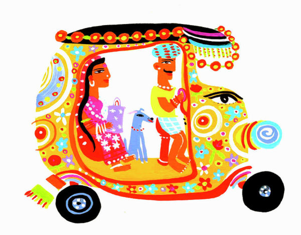 600x469 Auto Rickshaw Art Fine Art America