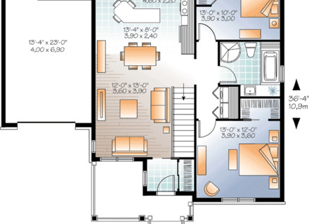 440x320 Autocard Drawing Buildind Layout Autocad House Plan, Detailed