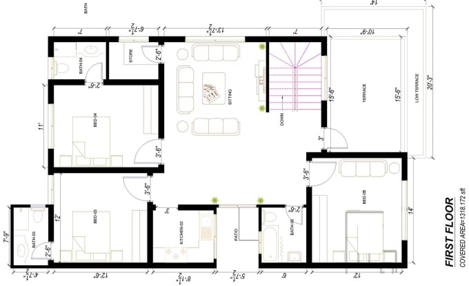 680x415 Design And House Plan In Autocad
