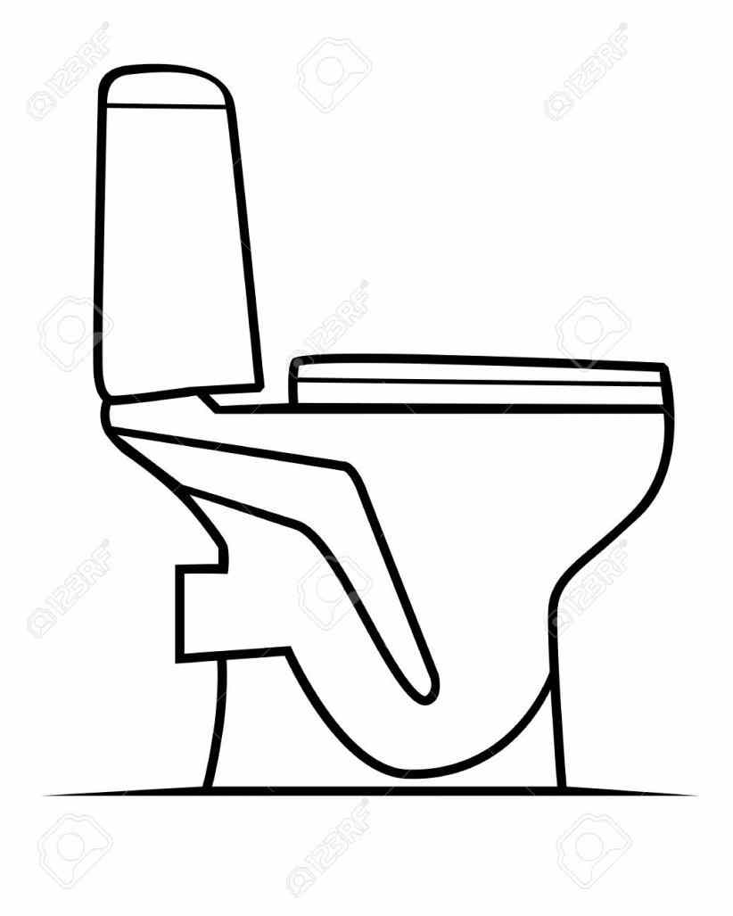 822x1027 Toilet Drawing Free Download