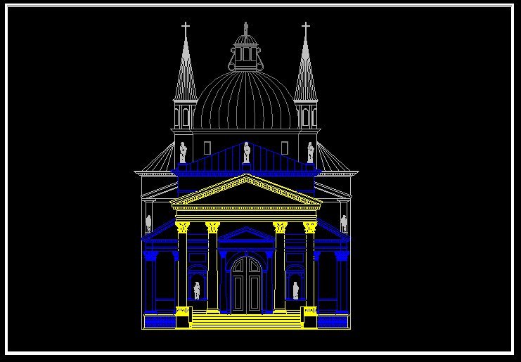 741x515 Decoration Drawing Download Autocad