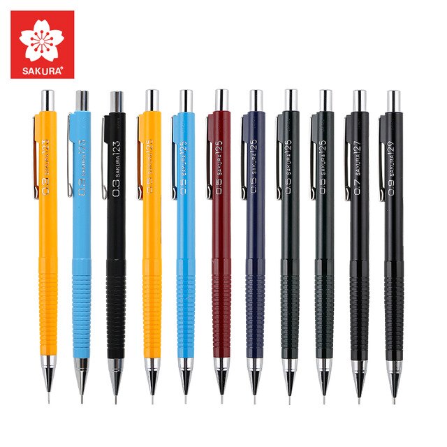 640x640 Sakura Mechanical Pencils Set Automatic Drawing Drafting Lead