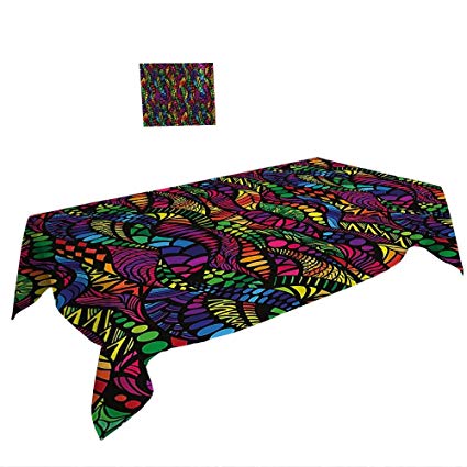 425x425 Warm Family Everyday Kitchen Tablecloth X Inch