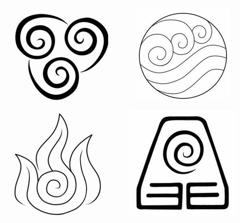 794x738 Avatar The Last Airbenderlegend Of Korra Inspired Decal Etsy