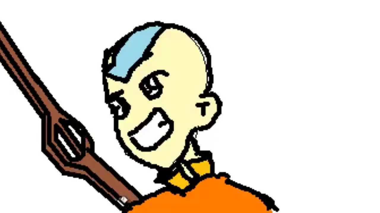 1280x720 Drawing Anime Aang From Avatar The Last Airbender