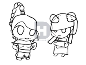 300x225 How To Draw Chibi Mai And Ty Lee From Avatar The Last Airbender