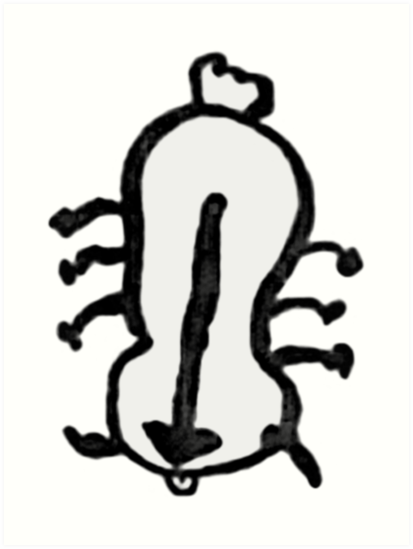 413x549 Avatar The Last Airbender Sokka's Drawing Appa Art Prints