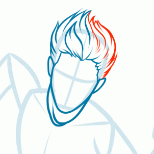 302x302 How To Draw Quicksilver, Avengers Step