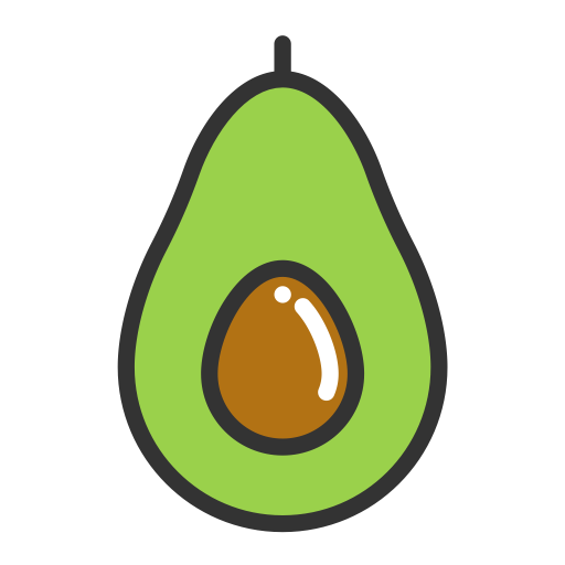 512x512 Collection Of Free Avocado Drawing Simple Download On Ui Ex
