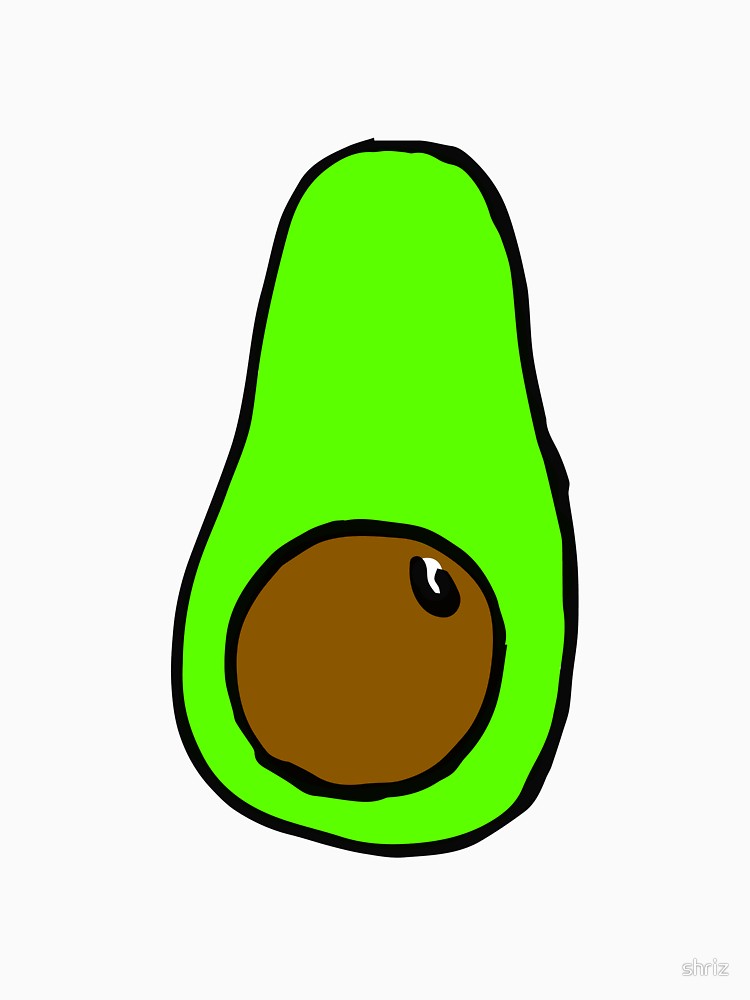 750x1000 Avocado Cute Drawing Doodle T Shirt