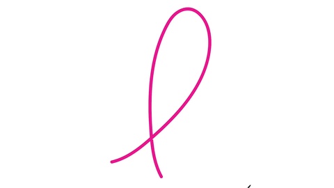 480x270 Drawing Pink Breast Cancer Awareness Ribbon Clip