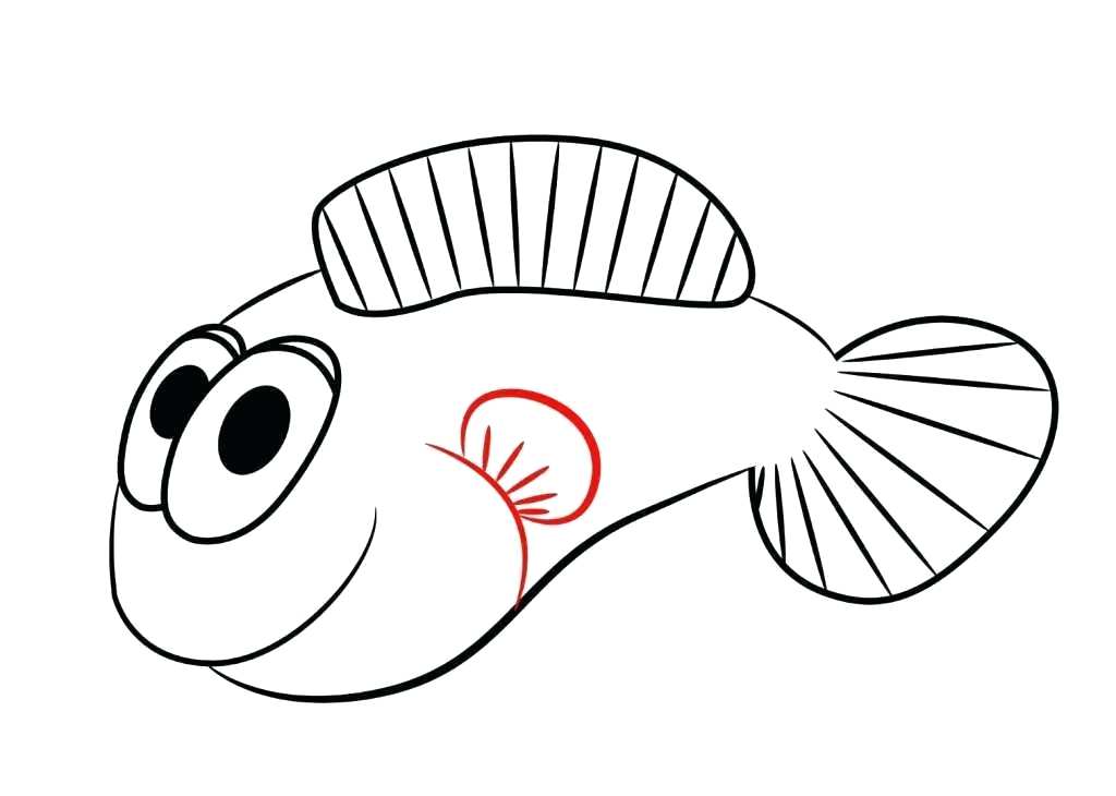 1024x730 Cartoon Fish Drawings
