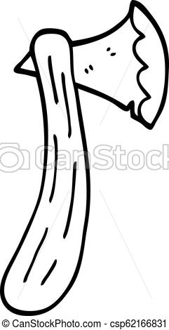 241x470 Line Drawing Cartoon Axe