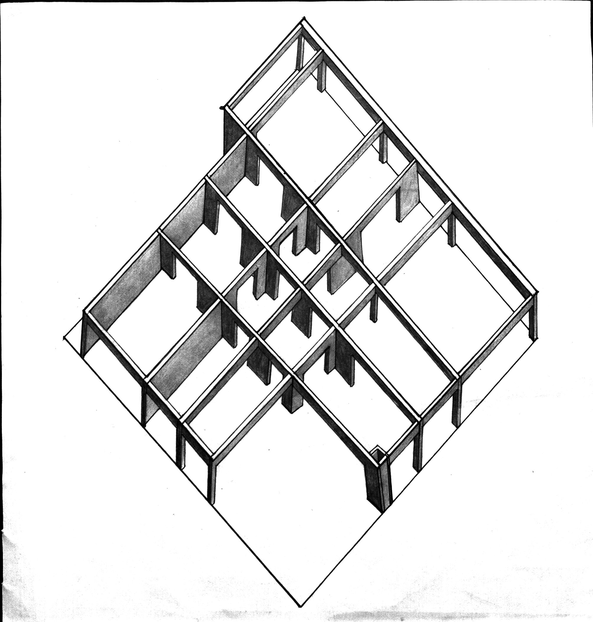 2012x2112 Axonometric Drawing