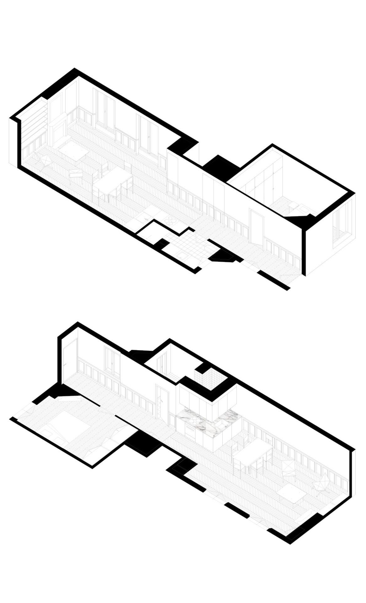 1167x1920 A P L A N S Axonometric Drawing
