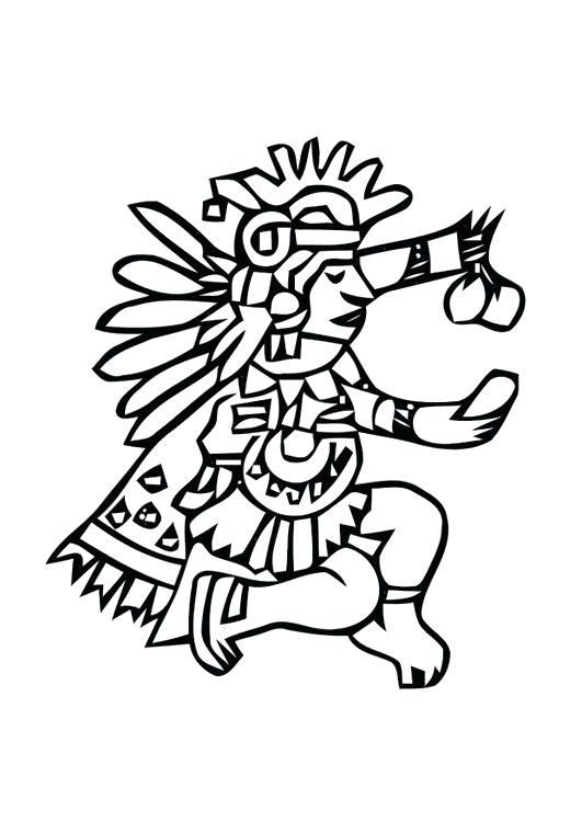 531x750 Aztec Coloring Coloring