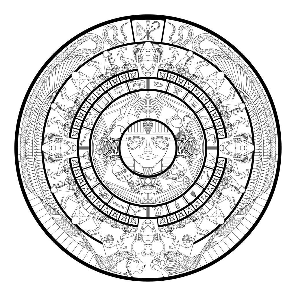 Aztec Calendar Drawing | Free download on ClipArtMag