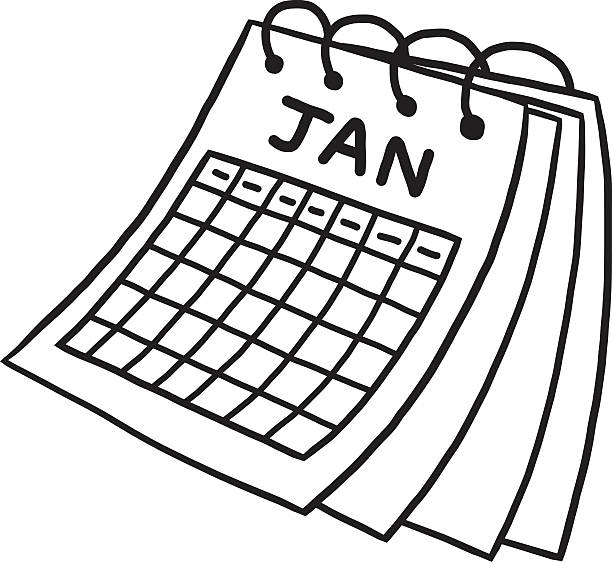 612x562 Calendar Drawing Clipart