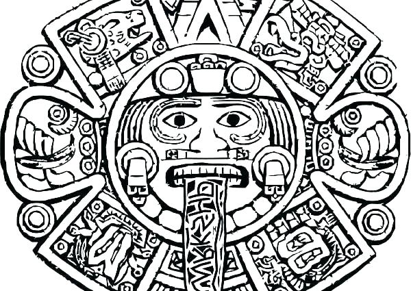 600x425 Aztec Coloring Pages Ugyfelvadasz Online