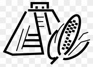 320x231 vector illustration of ancient mayan, aztec, or inca