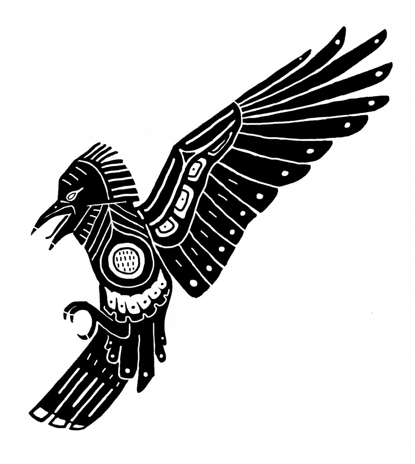 1361x1520 Tribal Aztec Eagle Tattoo Designs Idea Pictures Unique Aztec Eagle