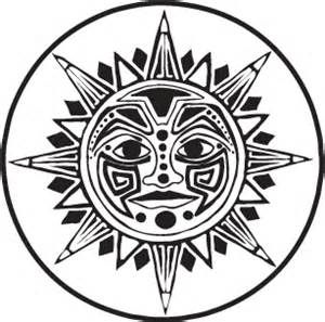 300x297 Mexican Sun Drawing