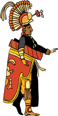 230x459 Aztec People Clipart
