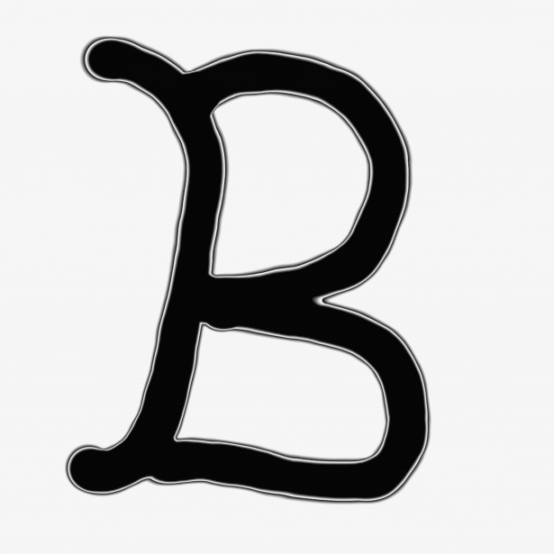 615x615 Drawing Letter B Free Stock Photo