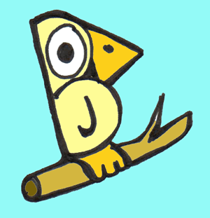 300x311 How To Draw Cartoon Birds With Alphabet Letter B Version Two