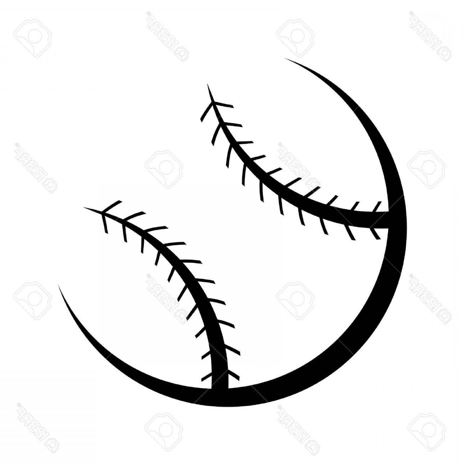 1560x1560 Baseball B And W Clip Art Free Vector In Open Office Drawing