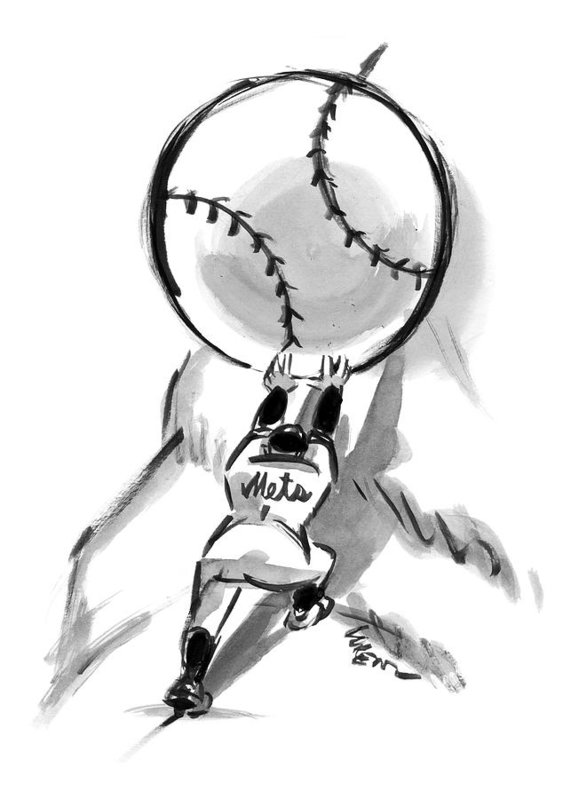 571x799 Baseball Players Drawings Fine Art America