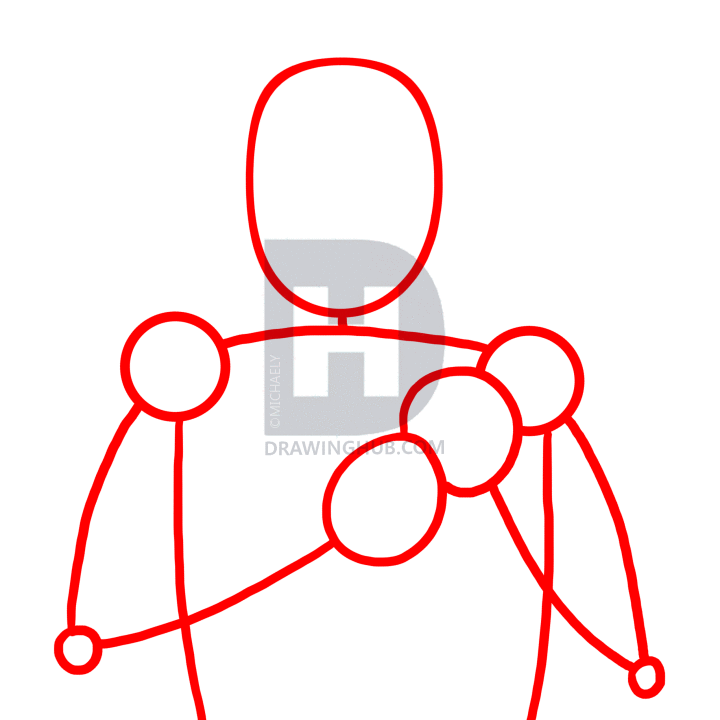 720x720 How To Draw Babe Ruth, Step