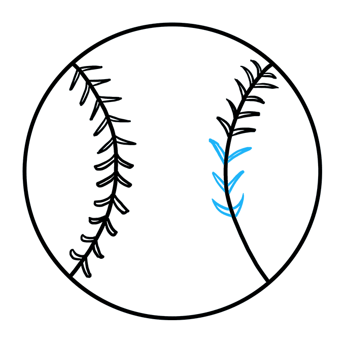 680x678 How To Draw A Baseball